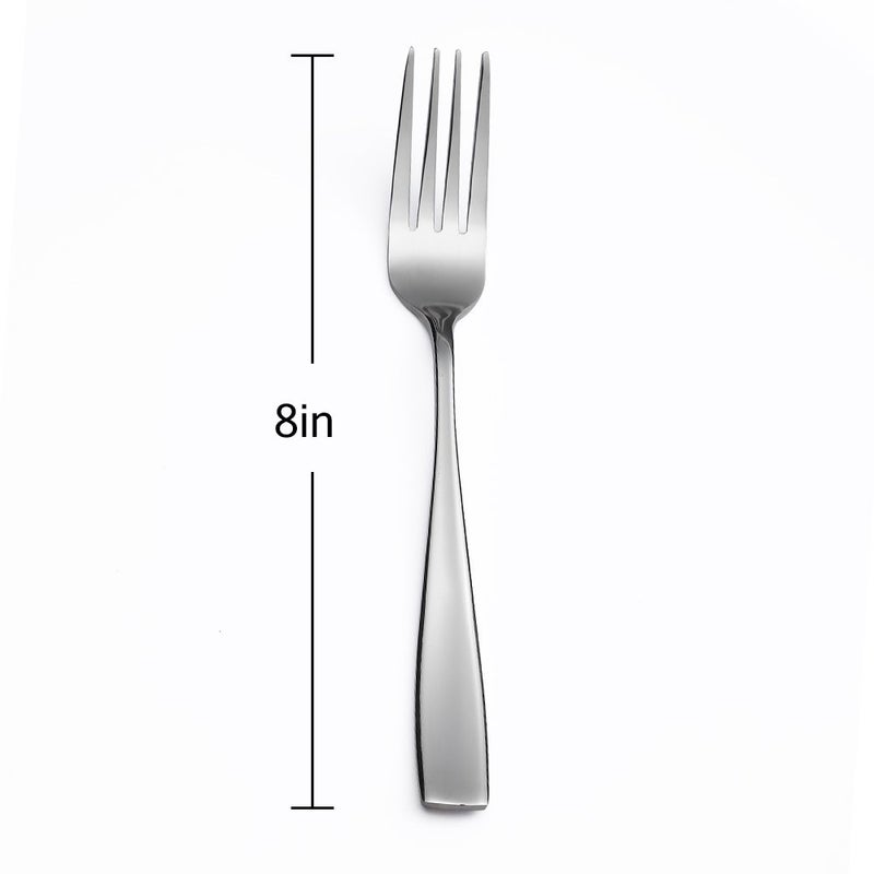 Eslite Stainless Steel Dinner/Salad Forks Set,24-Piece,8 Inches - Image 2